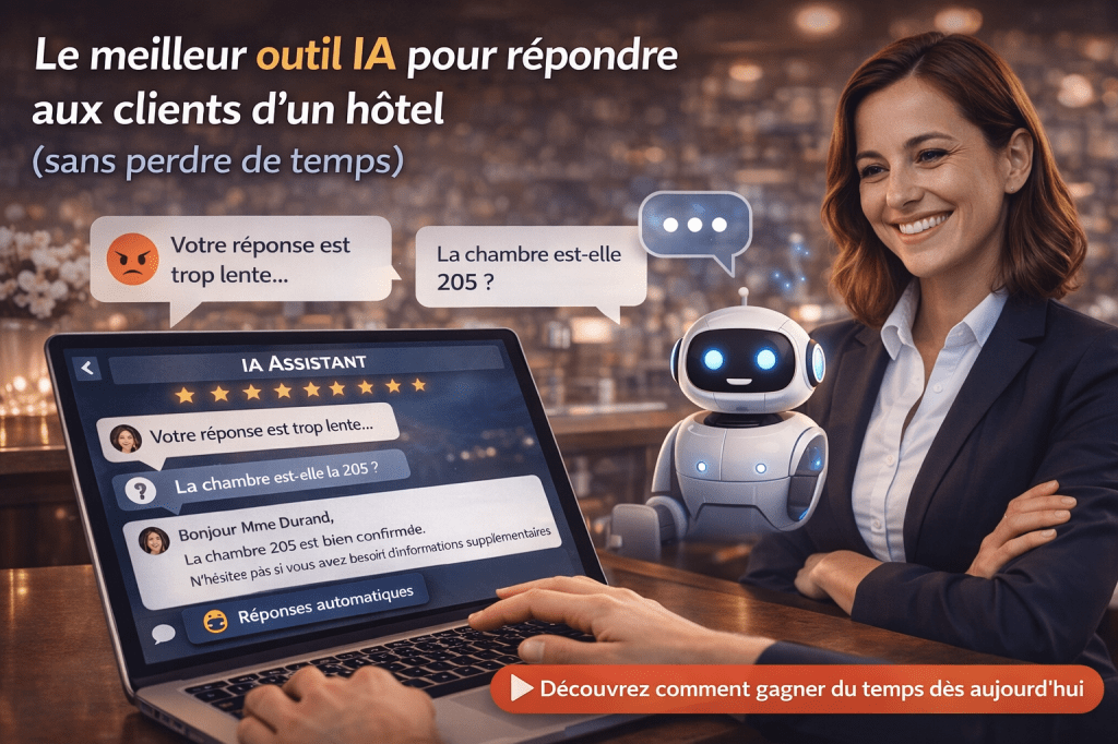 Meilleur outil IA pour répondre aux clients d’un hôtel (sans perdre de&nbsp;temps)