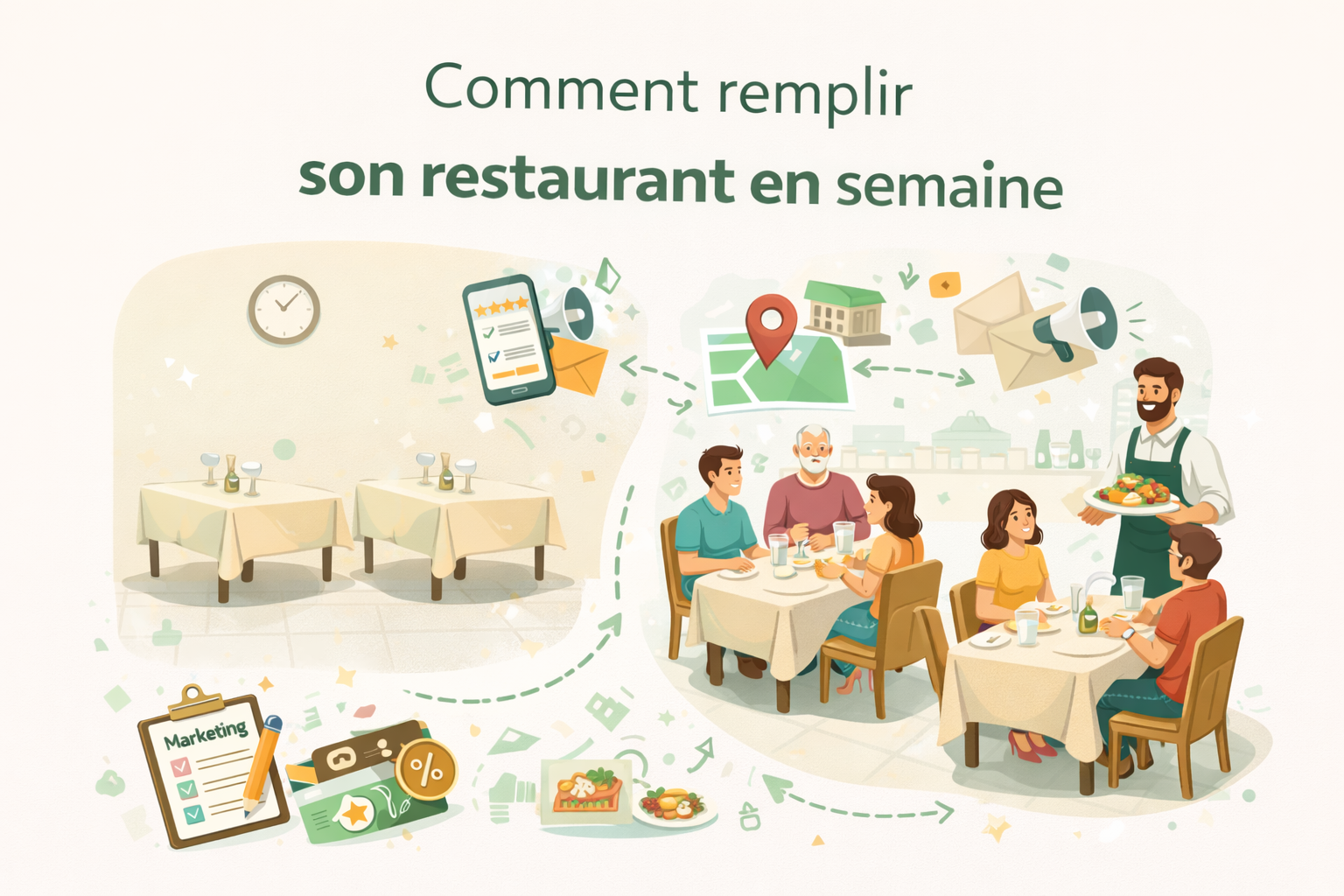 Comment remplir son restaurant en semaine