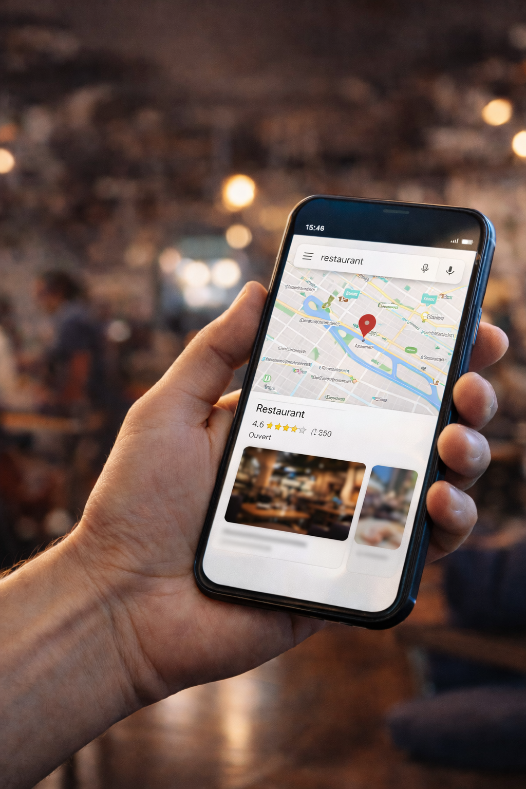 Combien de temps pour apparaître sur Google Maps restaurant