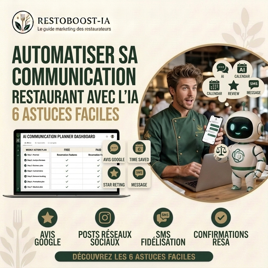 Automatiser communication restaurant IA : 6 astuces faciles